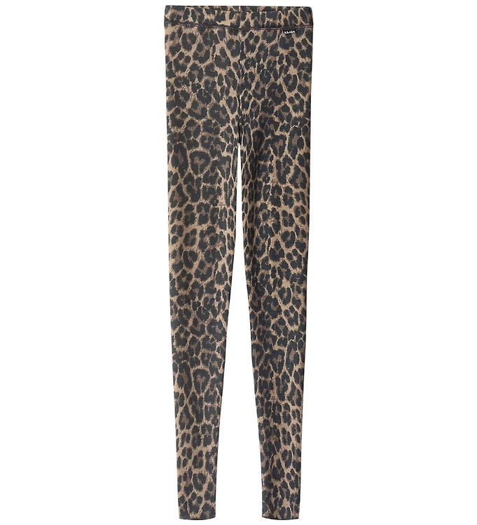 Molo Leggings - Nadine - Uld - Brushed Leo