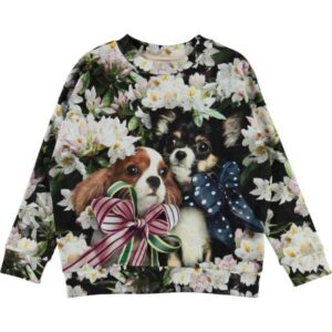 Molo - Maxi Sweatshirt - Pretty Puppies - Str. 98