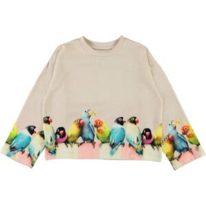 Molo - Mikko Sweatshirt - Love Birds Big - Str. 116