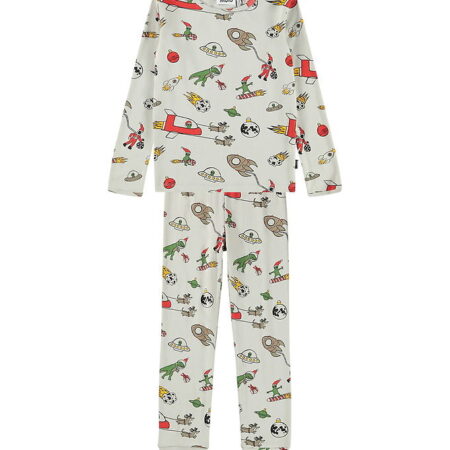 Molo Nattøj 2-delt - Lue - Spacy Nights