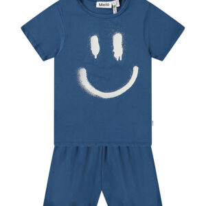 Molo Nattøj - T-shirt/Shorts - Luvis - Best Blue