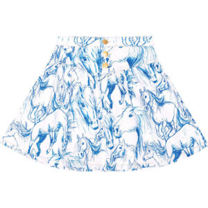 Molo Nederdel - Denim - Betsy - Blue Horses