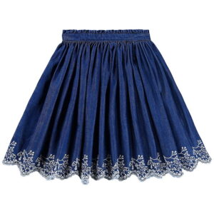 Molo Nederdel - Denim - Bitta - Oak Embroidery