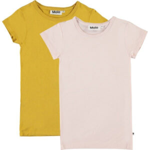 Molo - Rasmine T-Shirt 2-pack - Peach Blossom - Str. 98