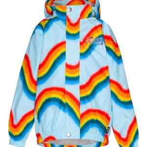 Molo Regnjakke - PE - Waiton - Rainbow Waves