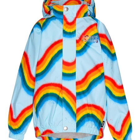 Molo Regnjakke - PE - Waiton - Rainbow Waves
