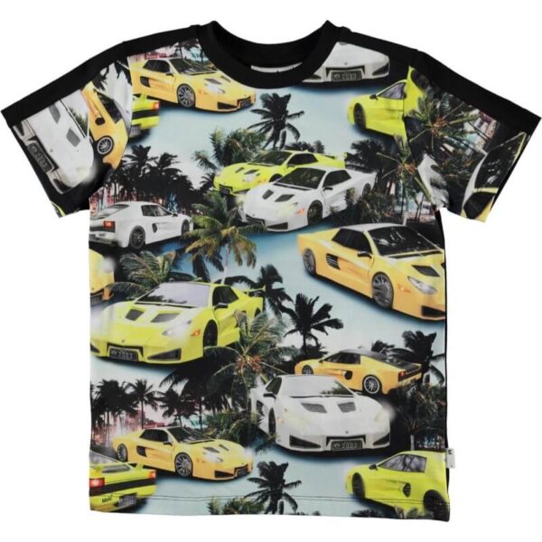 Molo - Rishi T-Shirt - Fast cars - Str. 104