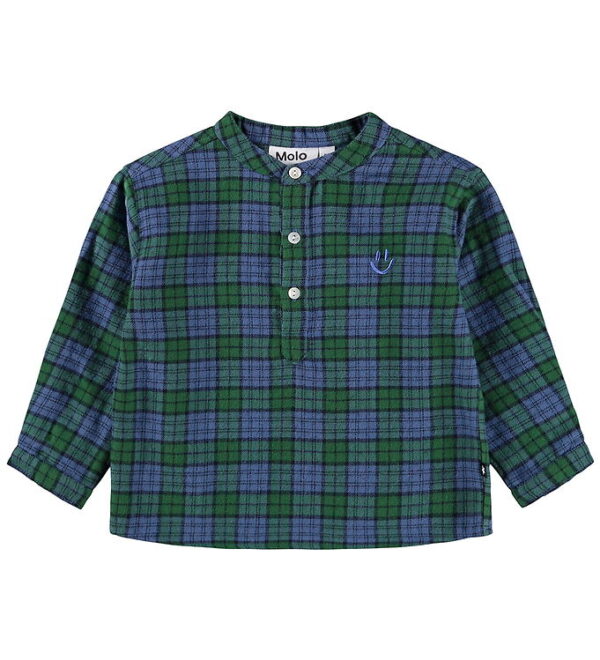 Molo Skjorte - Enoz - Blue Pine Check
