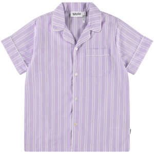 Molo Skjorte - Rara - Purple Rail Stripe