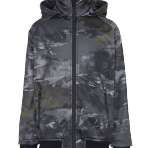 Molo Softshelljakke - Cloudy - Mountain Camo - 2 år (92) - Molo Softshell