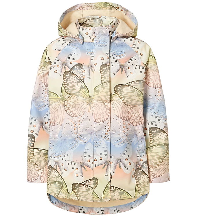 Molo Softshelljakke m. Fleece - Hillary - Faded Butterflies