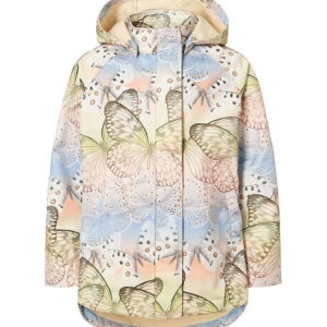 Molo Softshelljakke m. Fleece - Hillary - Faded Butterflies