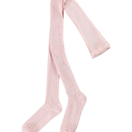 Molo Strømpebukser - Glitter Rib - Cloud Pink