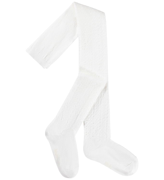 Molo Strømpebukser - Pointelle - Daylight White