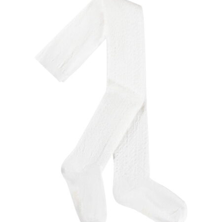 Molo Strømpebukser - Pointelle - Daylight White