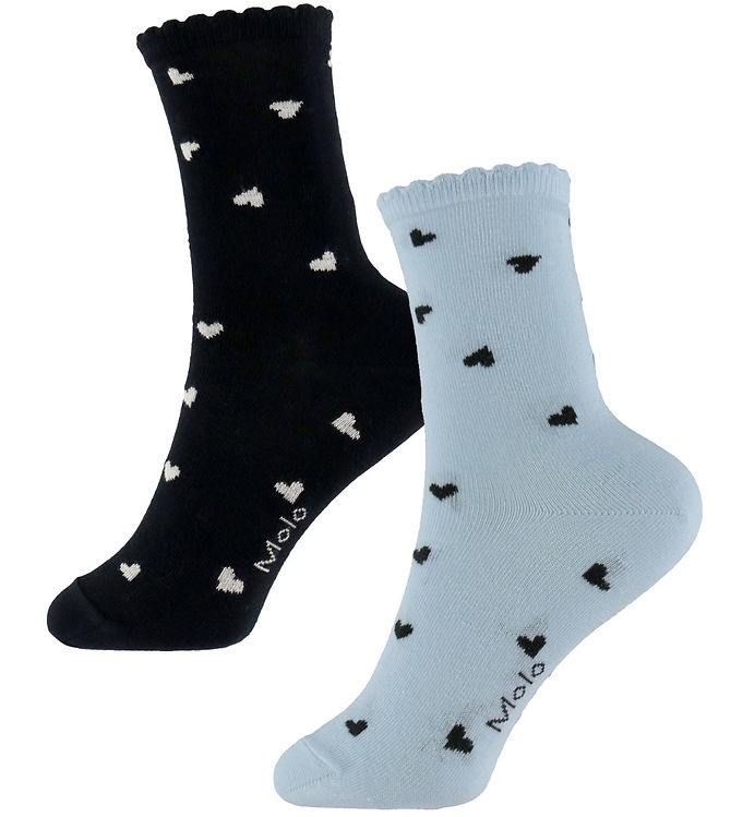 Molo Strømper - 2-pak - Nomi - Sky Black