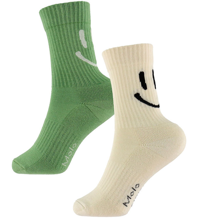 Molo Strømper - 2-pak - Norman - Sand Green