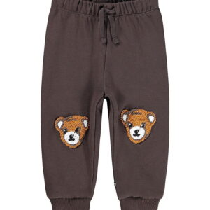 Molo Sweatpants - Simeon - Teddy Friend - Dark Cocoa