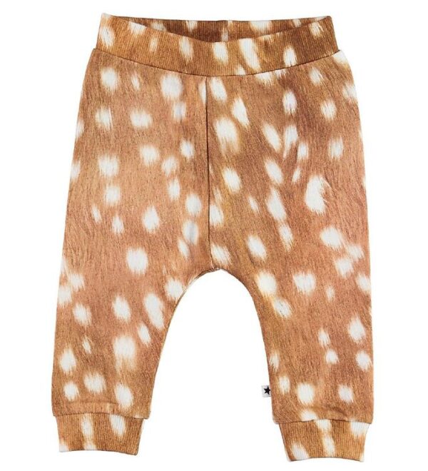 Molo Sweatpants - Susanne - Fawn AOP - 62 - Molo Bukser - Bomuld