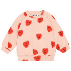 Molo Sweatshirt - Disc - Red Hearts