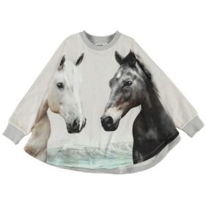 Molo Sweatshirt - Marcella - Horse Friends - S - Small - Molo Sweatshirt