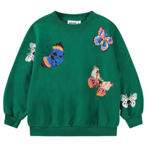 Molo Sweatshirt - Marika - Aventurine m. Palietter