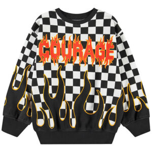 Molo Sweatshirt - Monti - Check on Fire