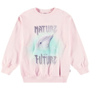 Molo Sweatshirt - Monti - Glitter Dolphin