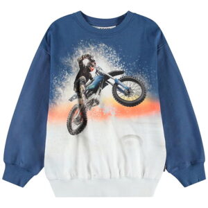 Molo Sweatshirt - Monti - Wheelie Blue