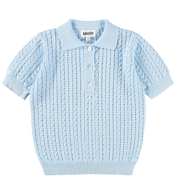 Molo T-Shirt - Strik - Gretel - Morning Sky