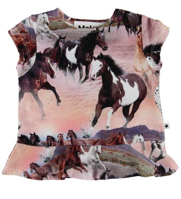 Molo T-shirt - Ebba - Wild Horses - 56 - Molo T-Shirt