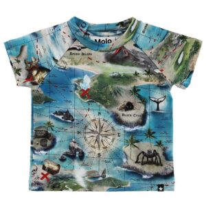 Molo T-shirt - Emmett - Treasure Map - 68 - Molo T-Shirt