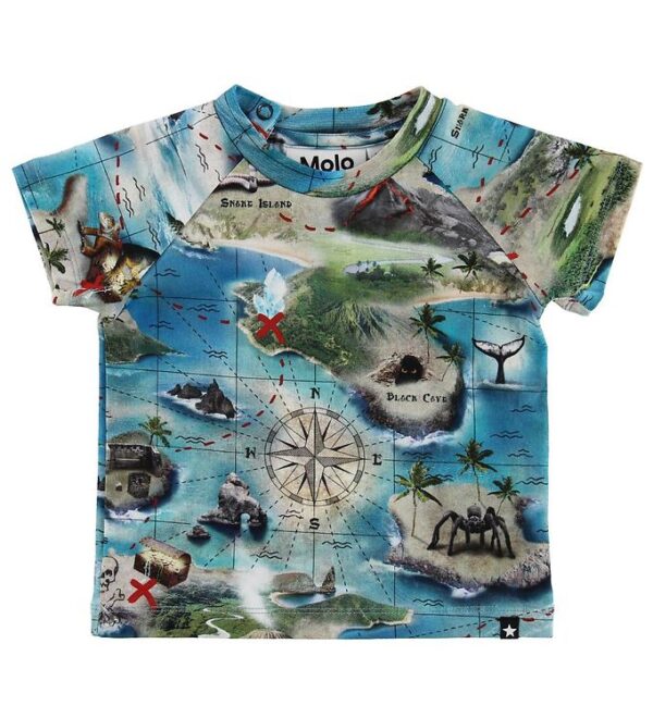 Molo T-shirt - Emmett - Treasure Map - 68 - Molo T-Shirt