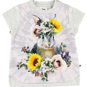 Molo T-shirt - Erin - Flower Bunny - 56 - Molo T-Shirt