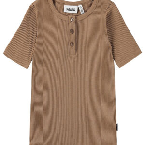 Molo T-shirt - Rib - Rosey - Cocoa Bean