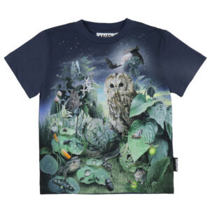 Molo T-shirt - Roxo - Night Garden