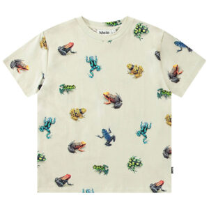 Molo T-shirt - Roxo - Vibrant Frogs m. Print