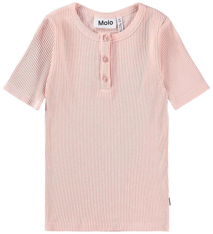 Molo T-shirt - Viskose - Rib - Rosey - Cloud Pink