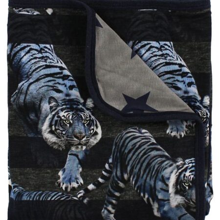 Molo Tæppe - 80x75 - Niles - Blue Tigers