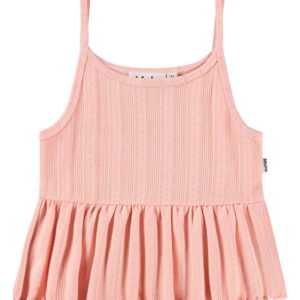 Molo Top - Hulmønster - Rib - Rany - Peach Bud