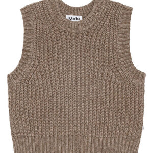 Molo Vest - Uld/Akryl - Gilberte - Brown Sugar