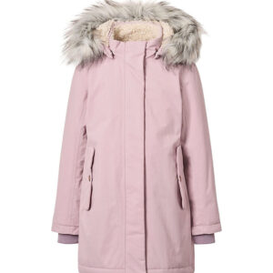 Molo Vinterfrakke - Peace - Blue Pink m. Imiteret Pels