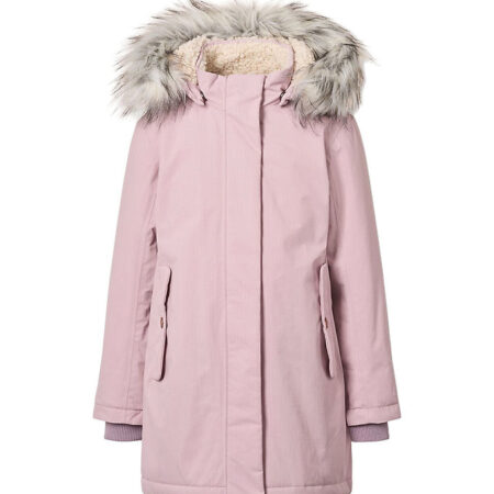 Molo Vinterfrakke - Peace - Blue Pink m. Imiteret Pels