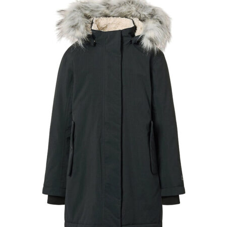 Molo Vinterfrakke - Peace - Sort m. Imiteret Pels