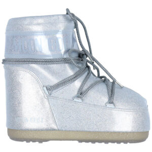 Moon Boot Vinterstøvler - Icon Low Glitter - Silver
