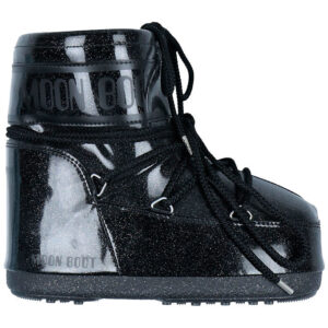 Moon Boot Vinterstøvler - Icon Low Glitter - Sort