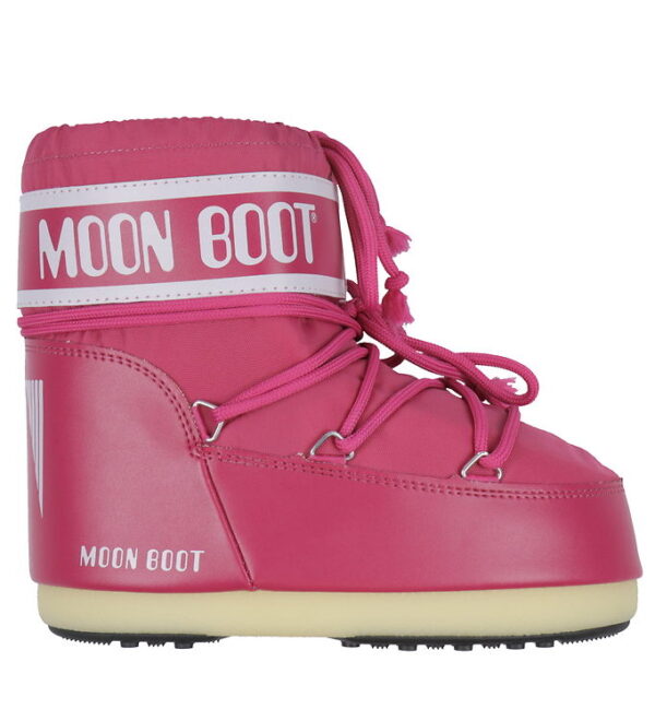 Moon Boot Vinterstøvler - Icon Low Nylon - Bougainvillea