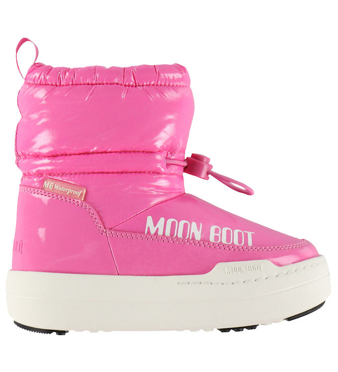 Moon Boot Vinterstøvler - Tex - Park Tube - Pink m. Glimmer