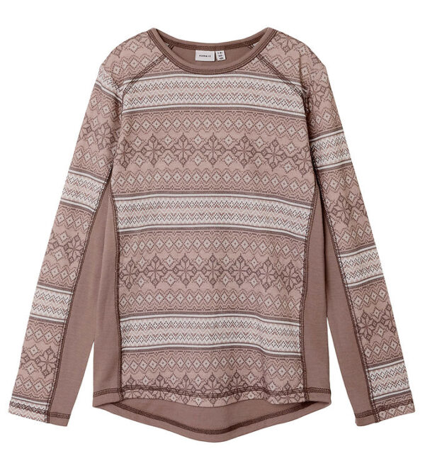 Name It Bluse - Uld - NkmWillto - Antler/Snow pattern
