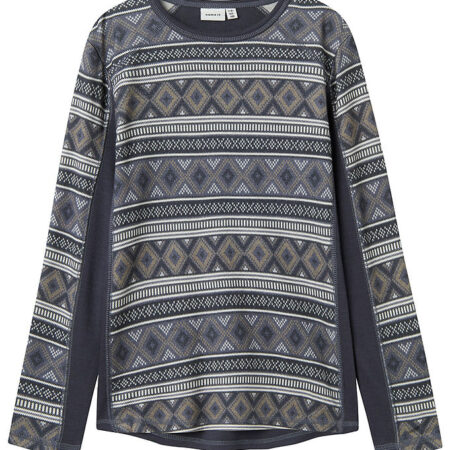 Name It Bluse - Uld - NkmWillto - Ombre Blue/ICELAND